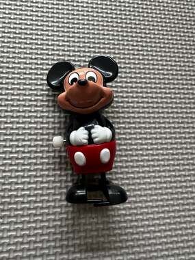 Vintage 1977 Tomy Mickey Mouse Wind-Up Walking Toy